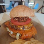 ヤチクロバーガー - チーズバーガーアップ