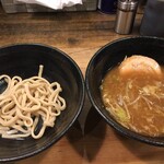 麺屋 奏 - 麺150gほど食べたところ