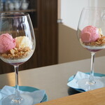 ラトリエ ドゥ ノノ - 05　フランボワーズと桜のグラス