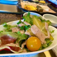鉄板焼 赤坂 - スターフルーツ、シルクスイートが美味しい。