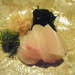 神楽坂 石かわ - 真鯛のおつくり