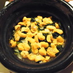 神楽坂 石かわ - 雲丹と若布の炊き込みご飯