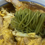 芦野東家 - グリーン麺を使用