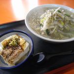 国立飯店 - タンメン[650円]と冷奴[150円]