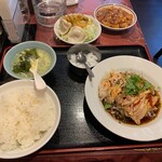 上海厨房 家楽 - 日替わりランチ(棒々鶏)