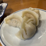 蘭州拉麺 一天一面 - 後から来た水餃子　餡もたっぷりで美味し！