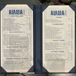 Alaloa Lounge - メニュー 2022年4月10日