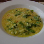 アチェーロ - 菜の花とパルメザンチーズのサフランリゾット