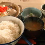 らーめんほんま - もつ煮定食７００円