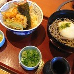 Washoku Sato - 天丼とそばのセット