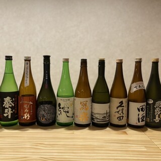 야키토리와 궁합이 좋은 술을 중심으로 엄선된 일본술의 여러가지