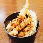 味処ふる川 - えび天丼のミニ