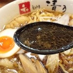 和 dining 清乃 - 濃厚醤油のスープ～♪(*^。^*)