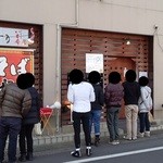 和 dining 清乃 - 帰る時の店頭！待ち客が７名！(・。・;