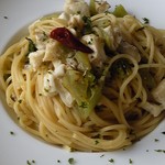 真鯛とキャベツのスパゲティーニ