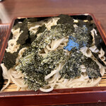 手打蕎麦 いしおか - ざる蕎麦1枚目　ドアップ