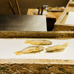 日本橋 蕎ノ字 - ◎ぎんごの天ぷらを初めて食べた。美味い❗️