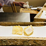 日本橋 蕎ノ字 - ☆レア加減で揚げられた太刀魚は最高に美味い❗️