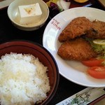 やなぎ家 - アジフライ定食（850円）