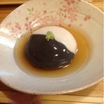 白ゴマと黒ゴマの胡麻豆腐