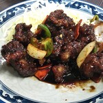 餃子屋 - 鶏の黒酢あん