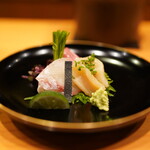 日本料理 たかむら - 本鮪、平目、白ミル貝