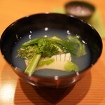 日本料理 たかむら - 蛤の真丈と筍の椀