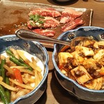 韓の風焼肉食堂 - 青椒肉絲＆麻婆豆腐
