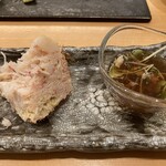 鮨 くぼた - 毛ガニ、甲羅盛り