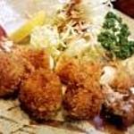 いち川 - ミックスフライ定食