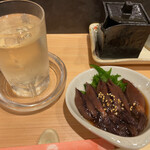 鮨と串 たけ寅 - 三重の田光とホタルイカの沖漬け