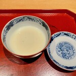 御料理ふじ居 - 菊芋のすり流し