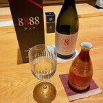 御料理ふじ居 - 満寿泉 リンク8888 1合 3080円