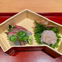 御料理ふじ居 - 新湊の黒鯛 岩瀬港の白海老