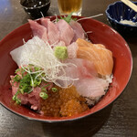 旬彩 のはら - 海鮮丼大盛り 1000円