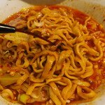 ラーメン二郎 - 赤酢投入～♪