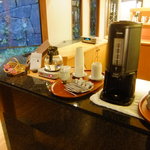 妙見石原荘 食菜石蔵 - 朝はコーヒーや紅茶が用意されています