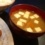 いち川 - 豚汁は豆腐がたくさん