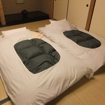 妙見石原荘 食菜石蔵 - 寝心地いい。パジャマも気持ち良い