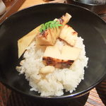 妙見石原荘 食菜石蔵 - 早掘りたけのこ。ものすごくおいしいです