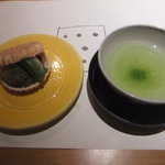 妙見石原荘 食菜石蔵 - 抹茶アイス最中