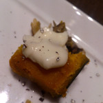 4人の食卓 - かぼちゃと舞茸の米粉クリーム煮