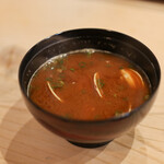 すし義 - 赤出汁☆