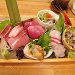酒菜と炭 てりや - お刺身盛り合わせ