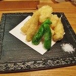 酒菜と炭 てりや - 生白子の天ぷら