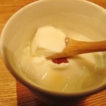 酒菜と炭 てりや - てりやの杏仁豆腐