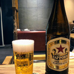 京味 もと井 - お疲れ様のビールは最高