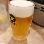 0秒レモンサワー 仙台ホルモン焼肉酒場 ときわ亭 - 生ビール480円→190円(ファーストオーダー価格）