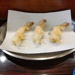 Tenshou - 昼の天ぷら定食（海老）