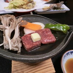 坂巻温泉旅館 - ステーキ